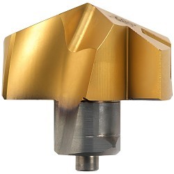 Ingersoll TPA1390R01 Drill Tip, 35/64 in Dia, 13.5 Insert Seat, 140 deg Included Angle, P15, P30 Grade, Manufacturer's Grade: IN2505, Yes Through Coolant (Yes/No), TiN, TiAlN